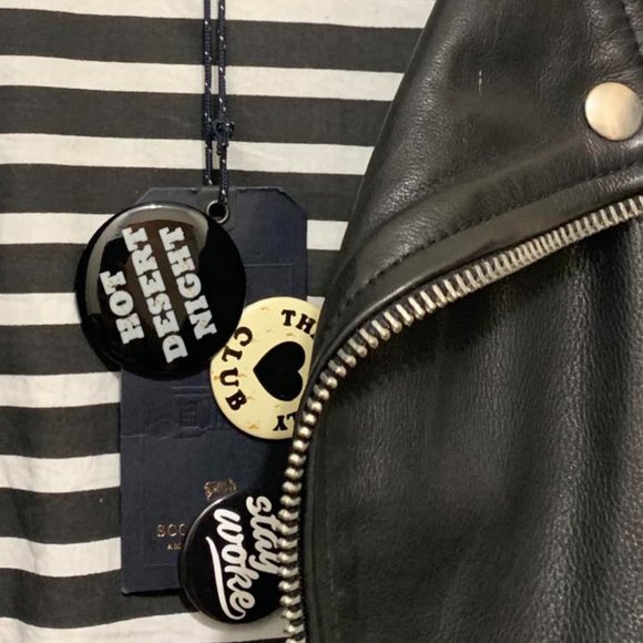 SCOTCH & SODA LEATHER JACKET NWT - Picture 7 of 11